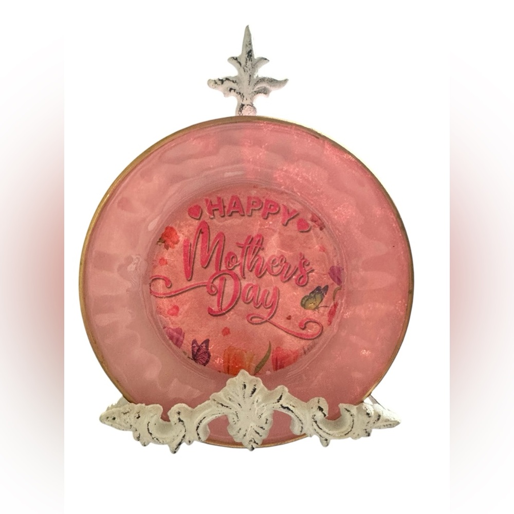 Handcrafted Mother's Day Decorative Plate